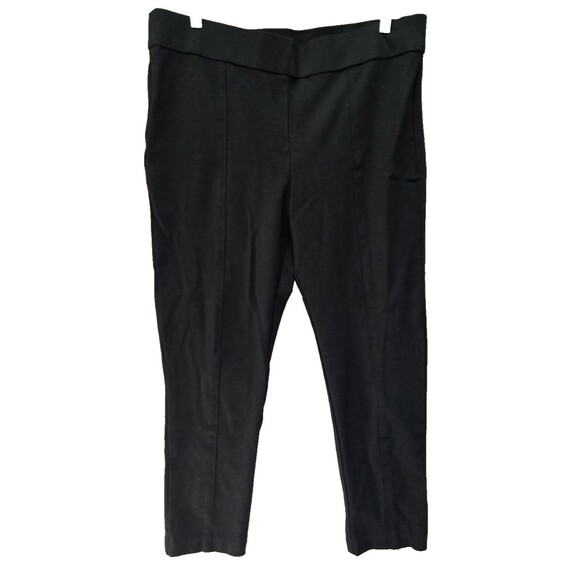 Anne Klein Pants - Anne Klein Women Tummy Control Ponte Pants Black Size XL Skinny Ankle Workwear